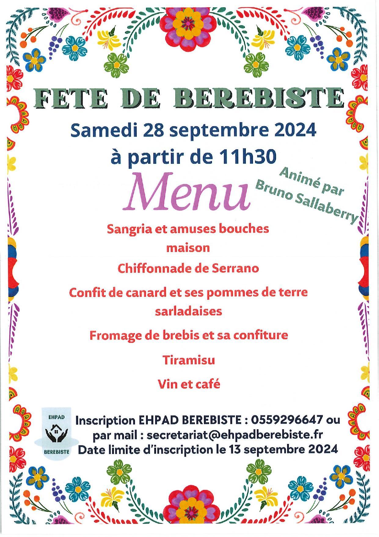 Fête Berebiste