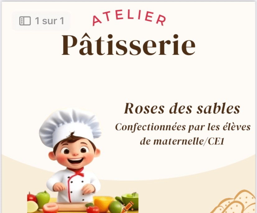 Atelier patisserie