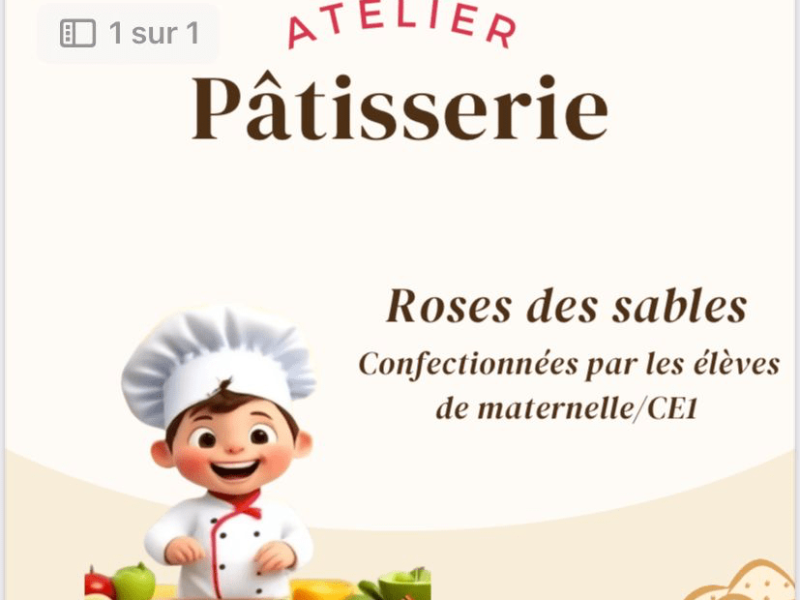 Atelier patisserie