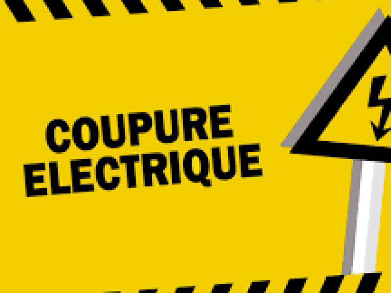 Coupure électricité